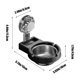 thumbnail image 3 of Cenicero con Ventosa para Pared, Cenicero de Baño, Cenicero de Acero Inoxidable, Adornos Decorativos para Baño, Tendencia Personalizada, para Uso En El Baño Masculino., 3 of 6