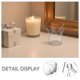 thumbnail image 5 of 1 candelabro creativo en forma de corona, portavelas de cristal para decoración del hogar, 5 of 7