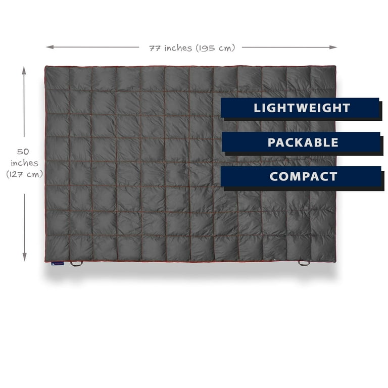Get Out Gear Down Camping Blanket Outdoor Lightweight Packable