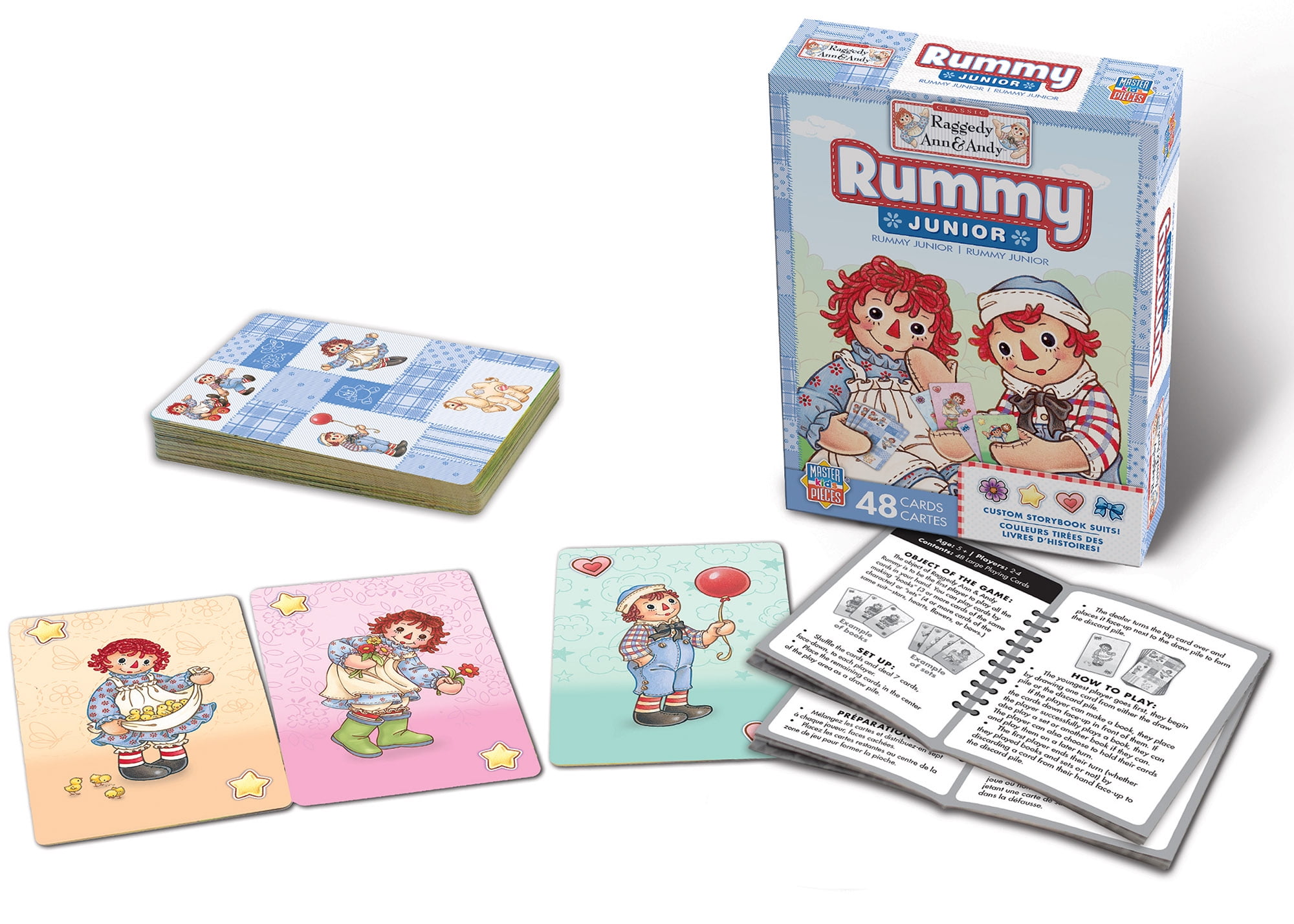 Details about   Raggedy Ann & Andy Rummy Jr Game In Box by Masterpieces Brand New Product! 