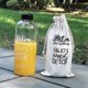 thumbnail image 4 of Portable Glass Water Bottle Transparent Letter Print Cup For Sports Outdoor, 4 of 5