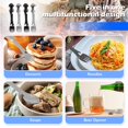 thumbnail image 2 of Monstrate Spork de acero inoxidable 4 piezas Spork de camping multifuncional resistente y duradero, 2 of 6