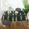 thumbnail image 3 of Yayeee Tablecloths 60" x 108" Rectangle Wrinkle Resistant Party Table Cover, Beige Plants, 3 of 8