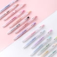 thumbnail image 4 of 16 Pack 0.7mm, Glitter Gel Pens, Retractable Gel Pen Set, Cute Transparent Medium Point Multicolor Note Taking Aesthetic lnk Pens, Comfort Grip 16 Ink Colors Drawing Writing Office Home, 4 of 6