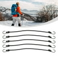 thumbnail image 3 of 10 Pcs Heavy Duty Elastic Rope Elastic Bungee Cords Luggage Cord 25cm Tow Bungee Stretch Pull Strap Tow Fixed Rope Tent Outdoor Accessories, 3 of 10