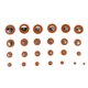 thumbnail image 3 of Almohadillas para orificios de sonido de saxofón, 25 piezas, almohadillas para saxofón alto, kit de repuesto de almohadillas para saxofón alto, calidad superior, 3 of 9