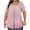 Pink, variant on WCMZJ Plus Size Tops for Women Dressy Floral Square Neck Boho Summer Blouses Tunic Tops to Hide Belly Loose Fit Top Light Blue 2XL