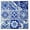 Blue, variant on Set of 9 Decorative Ceramic Tiles – Hand Painted Indoor & Outdoor – Spanish Artisan Top Kitchen – Mediterranean Decorative Tilles 3.94x3.94" / One Tile – Durable Colorful – 140 g Each (Blue)
