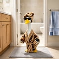 thumbnail image 6 of PiGOGI 23 Inch Porch Goose Bathrobe Outdoor Pool Garden Decor Goose Statue Clothing with Bow Headwrap and Mini Accessories (Goose Not Included), 6 of 6