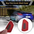 thumbnail image 2 of Funda de llave de coche de TPU roja para VW Golf 8 2020 en adelante - Funda de control remoto de 3 botones, 2 of 6