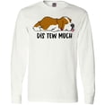 thumbnail image 3 of Inktastic Napping Dis Tew Much St. Bernard Long Sleeve T-Shirt, 3 of 5