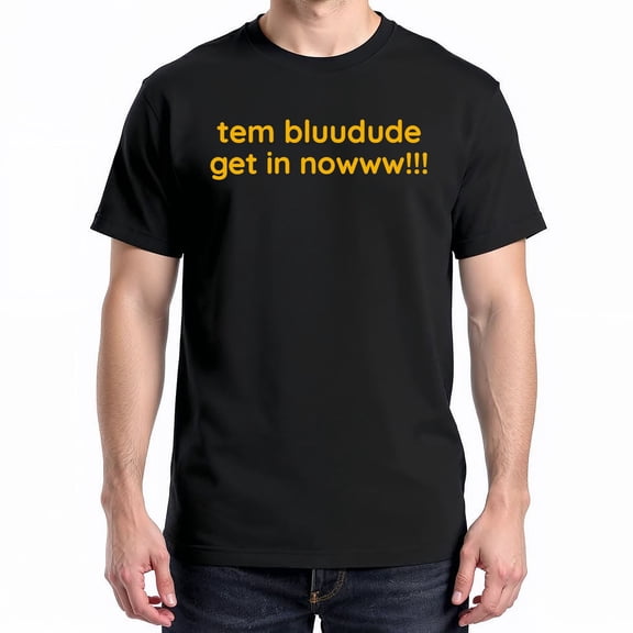 Team Blue Dude T-Shirt – Fun Team Spirit Theme – Casual Everyday Wear