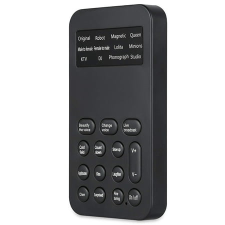 

Voice Changer Handheld Microphone Voice Changer with Sound Multifunctional Effects Machine for Phone/ (S9)