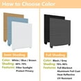 thumbnail image 4 of EIGTHTAIL Window Blinds Cordless Blackout No Drill Cut to Size Clip On Stick On Self Adhesive Temporary Blinds Pleated Paper Blinds for Windows Doors Shades for Home Nursery Bedroom Kitch, 4 of 8