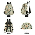 thumbnail image 4 of FORMRS Mini Backpack Purse for Women Travel Daypack Casual Shoulder Bag, Floral Design, 4 of 7