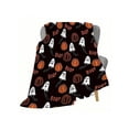 thumbnail image 3 of Halloween Decor Blanket: Soft, Primitive, Retro & Cute Design, All-Season Lightweight Warm Throw for Sofa, Bed, Camping, Travel, Gift, 3 of 13