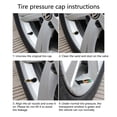 thumbnail image 3 of Fankiway Car Tire Pressure Monitoring Cover Sensor Tire Pressure Monitor Stem Cover Sensor Indication Eye Alarm Diagnostic tool Home Essentials for New Apartment Clearance Household Gadgets, 3 of 9