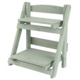 thumbnail image 3 of Folding Two Layer Flower Pot Rack Retro Plant Stand Shelf for Indoor Outdoor Creative Storage Organizer for Home Office Balcony, 3 of 5