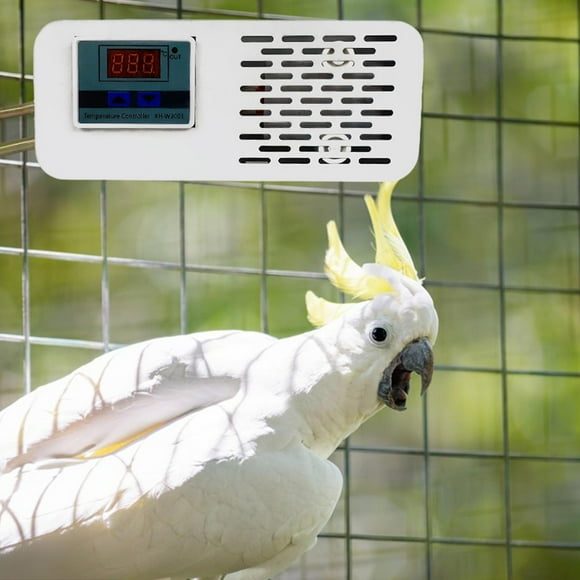Calentador de pájaros para jaula, lámpara de calor para pájaros con pantalla estable, sin daño ni luz, soporte para percha de pájaros, calentador para Modelo ordinario