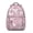 Pink-3, variant on Summer Bright Floral Print Backpack - Waterproof Stylish Bookbag for College