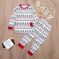thumbnail image 3 of Conjunto de pijamas navideños de algodón para hombre y mujer, ropa de dormir informal para parejas, traje de Reno y árbol de Navidad, 2023, 3 of 4