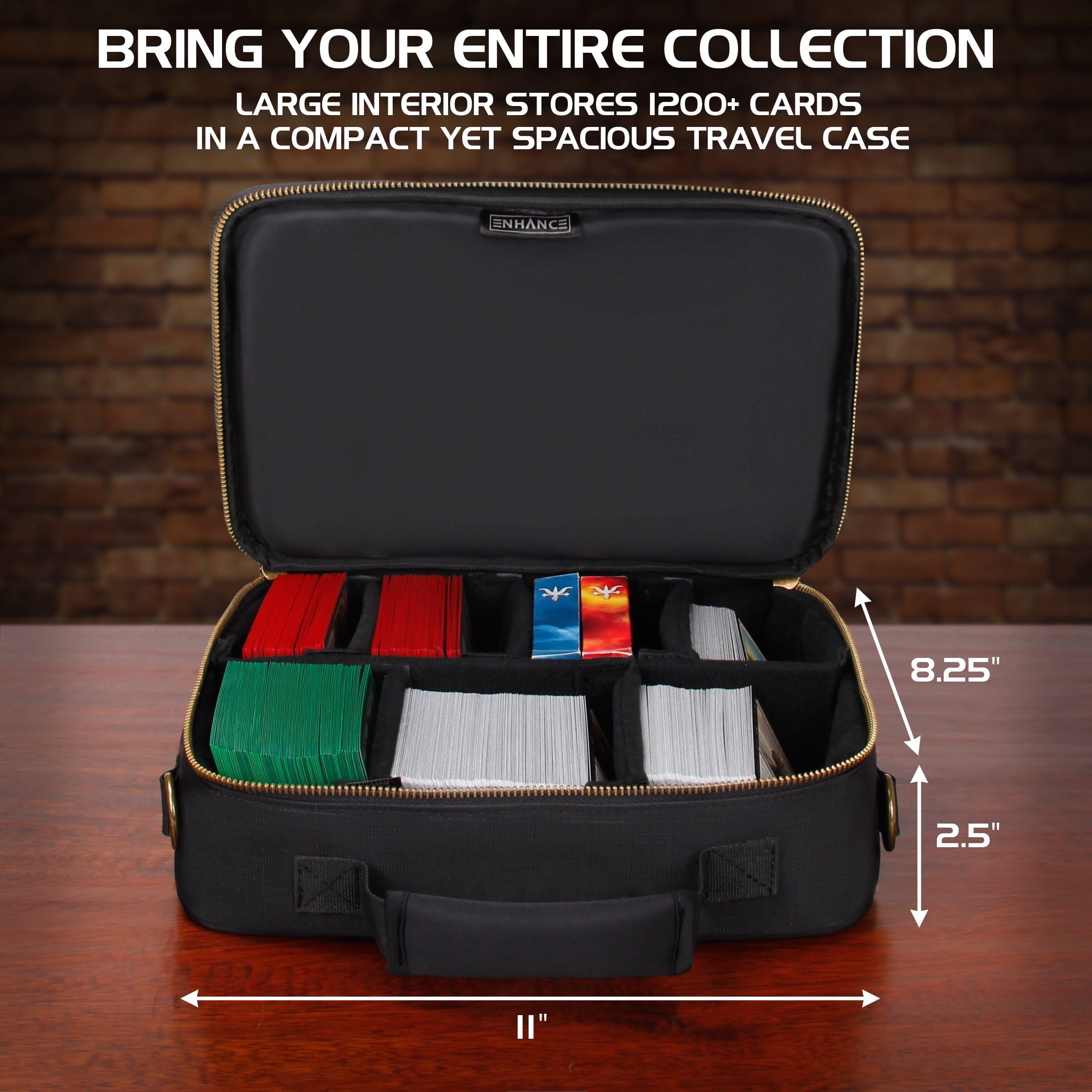 large mtg card storage Amazon.com: Gomyrod Card Storage Box 3200+ MTG Deck Box with 30 Colorful  Divider, 4 Row Commander Trading Card Cases with Portable Handle & Display  Windows, Fits for MTG/TCG/Magic Cards, Patented Design : main image 1