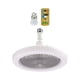thumbnail image 1 of Ventilador de techo con luces LED de bajo consumo con control remoto, LED regulable de 30 W Gris Estilo B, 1 of 9