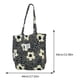 thumbnail image 2 of Bolso de compras para mujer, bolso de compras ecológico de lona a la moda, flor reutilizable para el trabajo informal, 2 of 8
