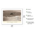 thumbnail image 2 of China Clipper (Martin M-130) - Over San Francisco 1939 - Vintage Aviation Poster by Clyde Sunderland - Fine Art Matte Paper Print (Unframed) 18x24in, 2 of 4