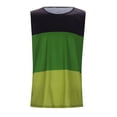 thumbnail image 2 of JLFKNG Tank Tops Men Color Blocking Printed Tank Tops For Men Home Fashion Leisure Round Neck Sleeveless Shirts Suitable For Vacation, 2 of 7