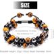 thumbnail image 2 of pulsera de triple protección, pulsera de doble capa, pulseras de ónix de obsidiana negra, pulseras de ojo de tigre, pulsera de hematita para hombres y mujeres, 2 of 5