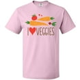 thumbnail image 3 of Inktastic I Love Heart Veggies Vegetables Healthy Food T-Shirt, 3 of 5