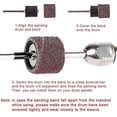 thumbnail image 2 of 150 Pack Abrasive Sleeves, 144 Pack Abrasive Sleeves + 6 Abrasive Rolls For Dremel Rotary Tool, 2 of 3