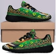 thumbnail image 3 of Saint Patrick's Day German Shepherd Dog Shoes Sneakers Black Size 6, 3 of 7