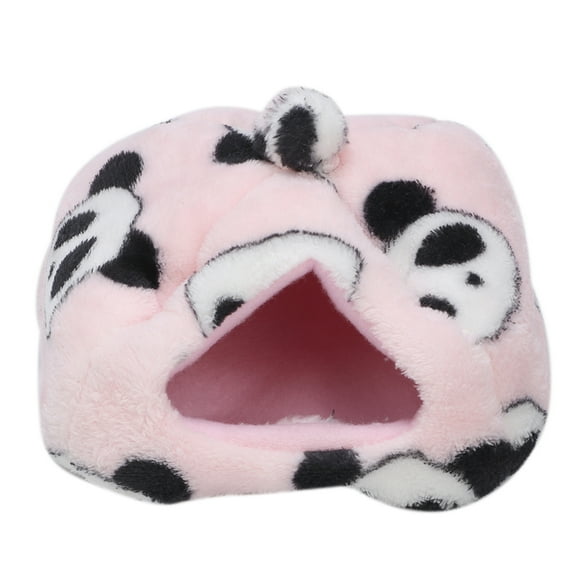 Hamster , Thicken Easy To Clean Cartoon Shape Design Hamster House Plush Cloth For Guinea Pig Squar Flying Squirrel Pets S,M,L