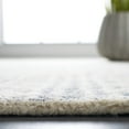 thumbnail image 4 of SAFAVIEH Abstract Cainneach Striped Wool Area Rug, Gray/Ivory, 5' x 8', 4 of 11