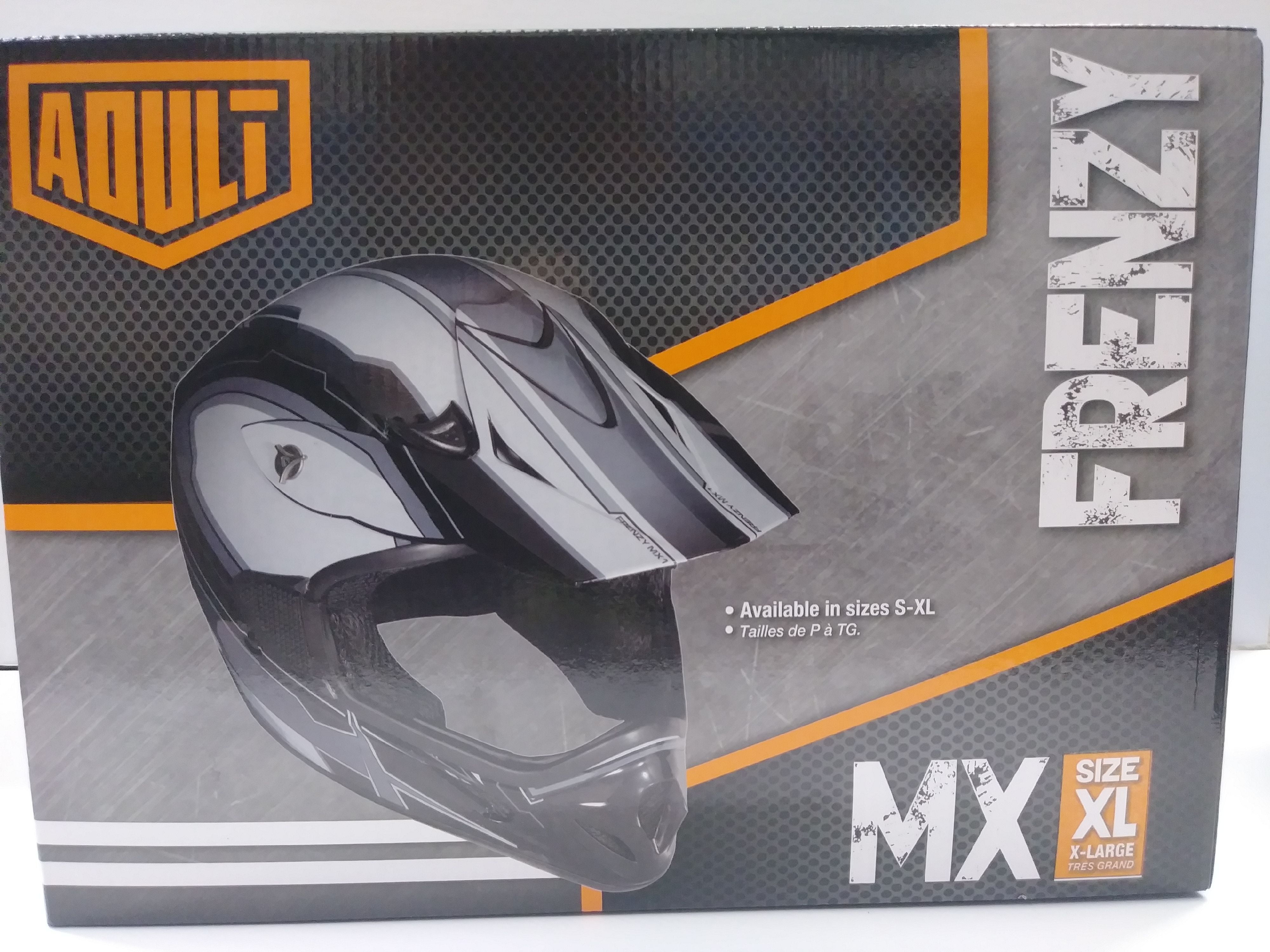 Fuel Helmets Adult Frenzy Off Road Helmet Blk/gry Xl