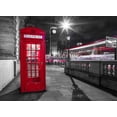 thumbnail image 2 of Frank, Assaf 32x25 White Modern Wood Framed Museum Art Print Titled - Telephone box with Big Ben, London, Uk, 2 of 4