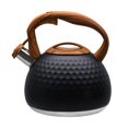 thumbnail image 1 of Tetera GGC para estufa de acero inoxidable de 3.1 L, color negro, 1 of 7