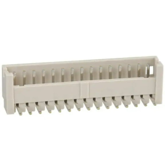 DF13-15P-1.25DS(20) Connector Header Right Angle 15 position 1.25mm Through Hole