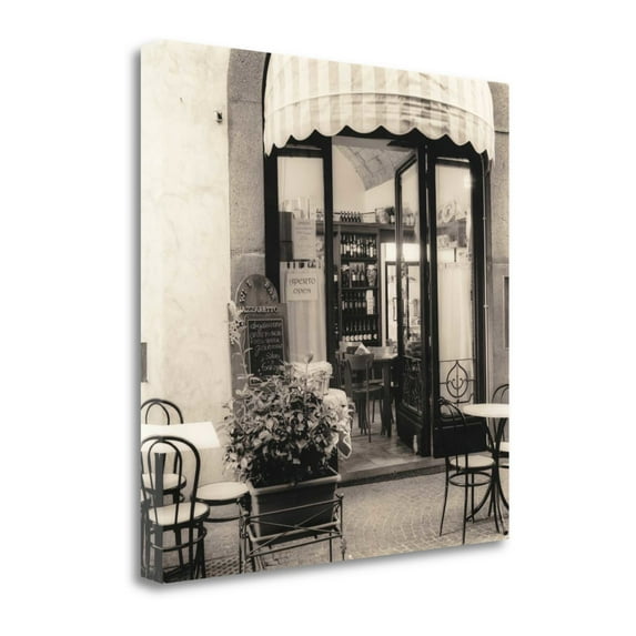 Caffe Umbria By Alan Blaustein, 30" x 30" Fine Art Giclee Print on Gallery Wrap Canvas, Ready to Hang