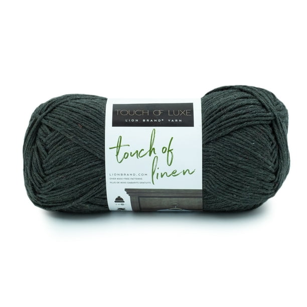 Lion Brand Touch of Linen Yarn-Cypress 682-174