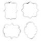 thumbnail image 1 of Worallymy 4 Uds. moldes para galletas moldes de plástico con forma de flores galletas Fondant moldes para pasteles decoraciones DIY herramienta para hornear en la cocina Worallymy JD735806252, 1 of 7