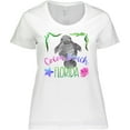 thumbnail image 3 of Inktastic Cocoa Beach Florida Cute Swimming Manatee Women's Plus Size T-Shirt, 3 of 5