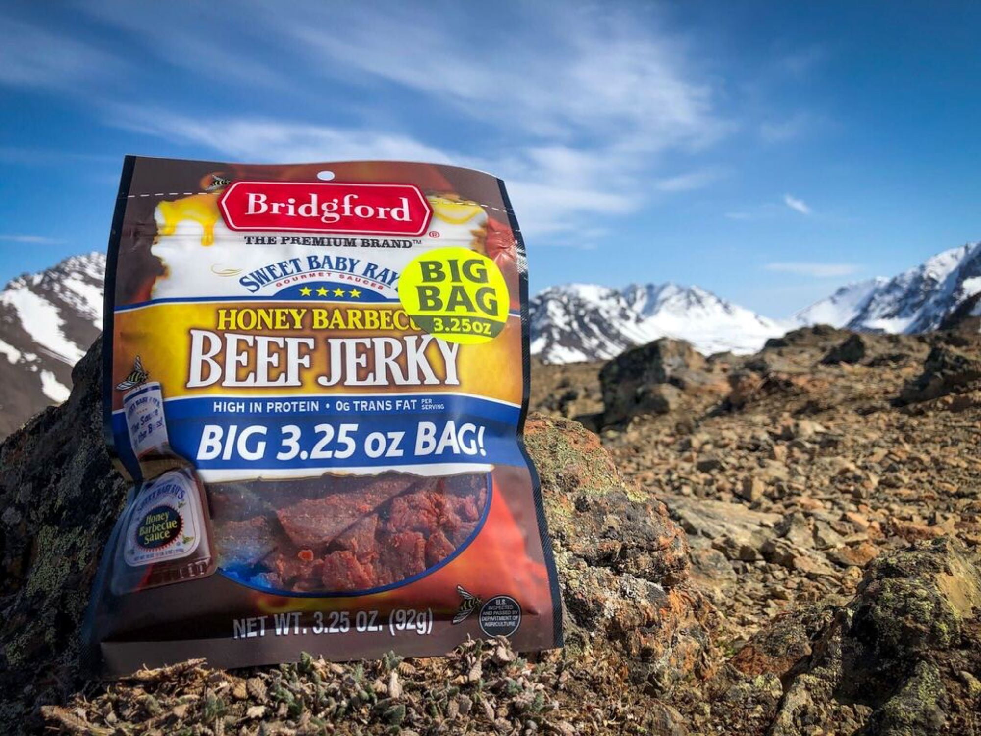 Sweet Baby Ray's Honey Barbecue Beef Jerky - 3.25 oz