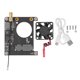 thumbnail image 1 of LTE 4G 3G Expansion Board Data Transmission HAT Module with Cooling Fan for Raspberry Pi 4B 3B, 1 of 5