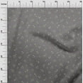 thumbnail image 2 of oneOone Cotton Silk Dusty Gray Fabric Leaves & Flower Floral Diy Clothing Quilting Fabric Print Fabric By Yard 42 Inch Wide, 2 of 4