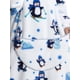 thumbnail image 5 of Camisón de franela con capucha y estampado de pingüino para mujer, suave y esponjoso, talla grande, informal, ligeramente elástico., 5 of 5