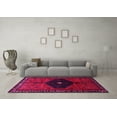thumbnail image 3 of Ahgly Company Indoor Round Persian Pink Traditional Area Rugs, 6' Round, 3 of 4