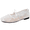 White, variant on Willtoo Ballet Flats for Women Closed Toe Bowknot Floral Mary Jane Shoes Casual 2026 New Ballerina Flats Shoes